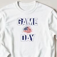 Load image into Gallery viewer, Game Day Flag Sweatshirt
