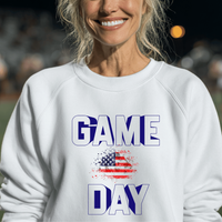 Load image into Gallery viewer, Game Day Flag Sweatshirt